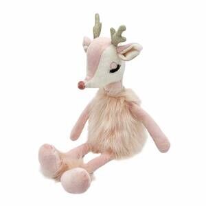 NEW MON AMI freija reindeer stuffed animal in pink